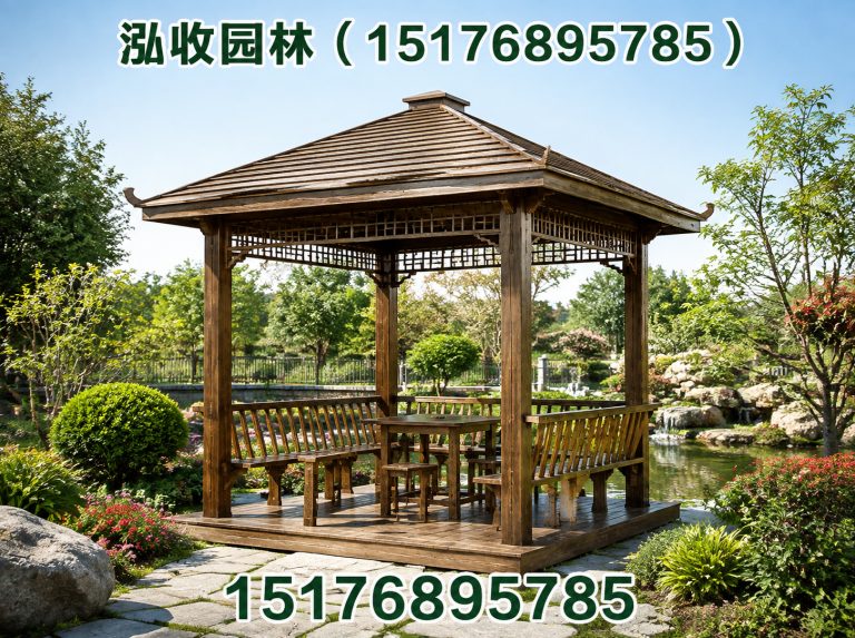 舟山防腐木展示图